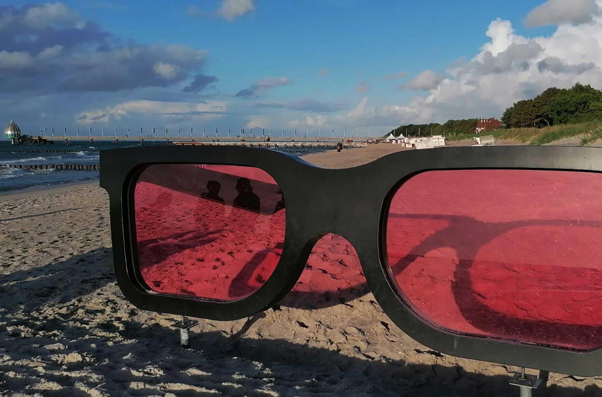 Seebaer Mit Terrasse Zingst Esterno foto