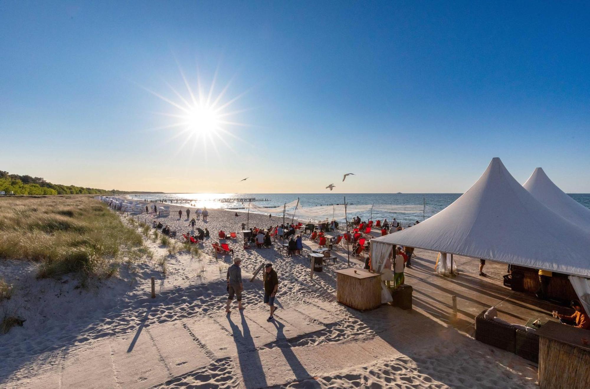 Seebaer Mit Terrasse Zingst Esterno foto